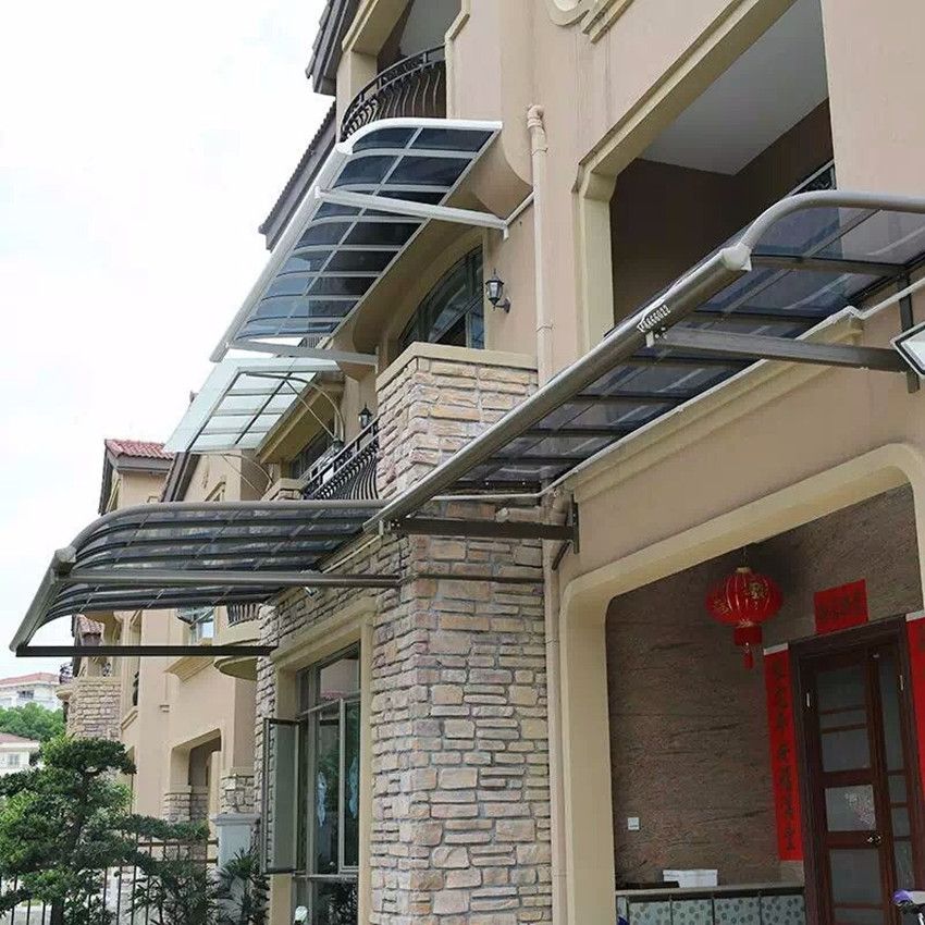 济南【耐力板车棚】【耐力板露台篷】【pc阳光板雨篷】